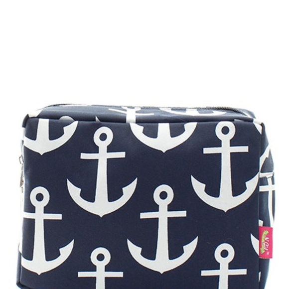 Canvas Anchor Cosmetic Bag - Picture 1 of 2